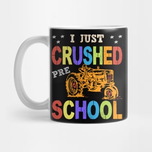 I Just Crushed Preschool Truck Graduation Pre-K Gift Mug